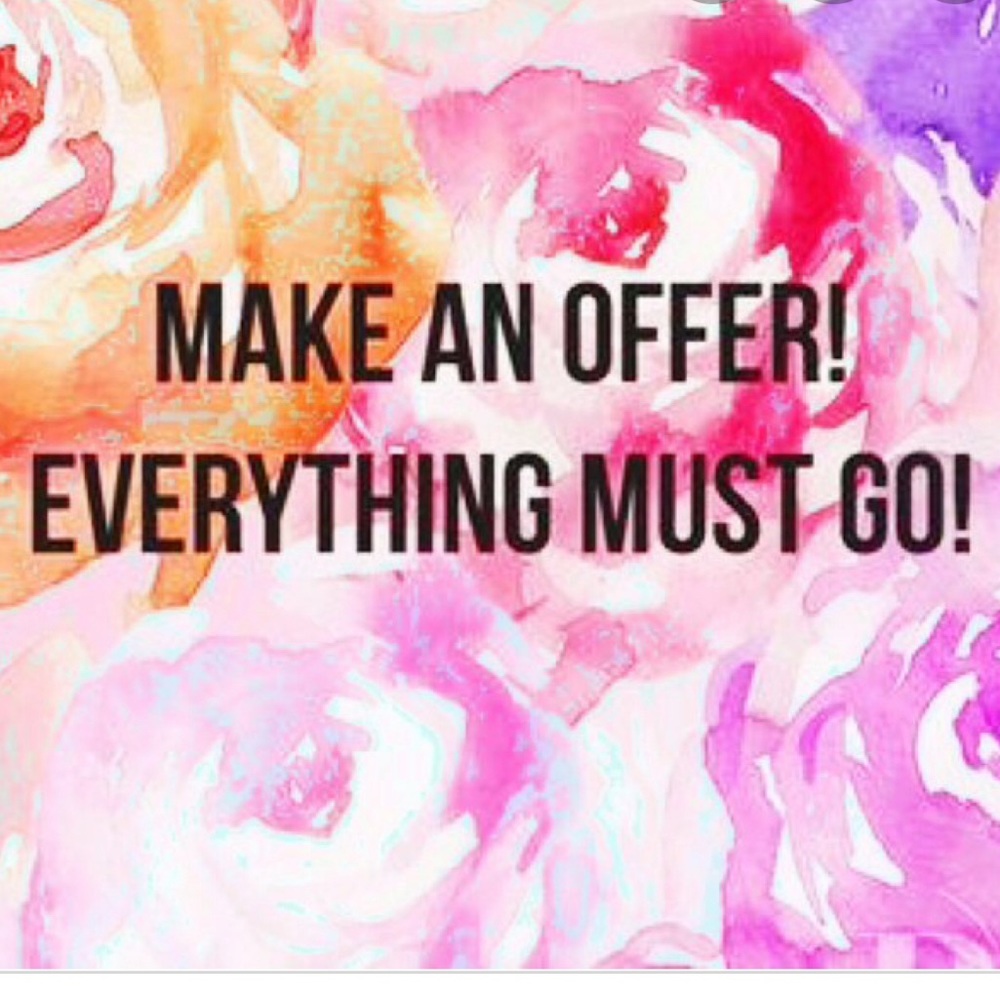 Accepting all reasonable offers💫